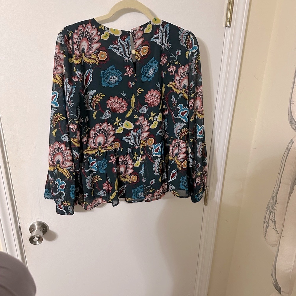 LOFT Floral Blouse